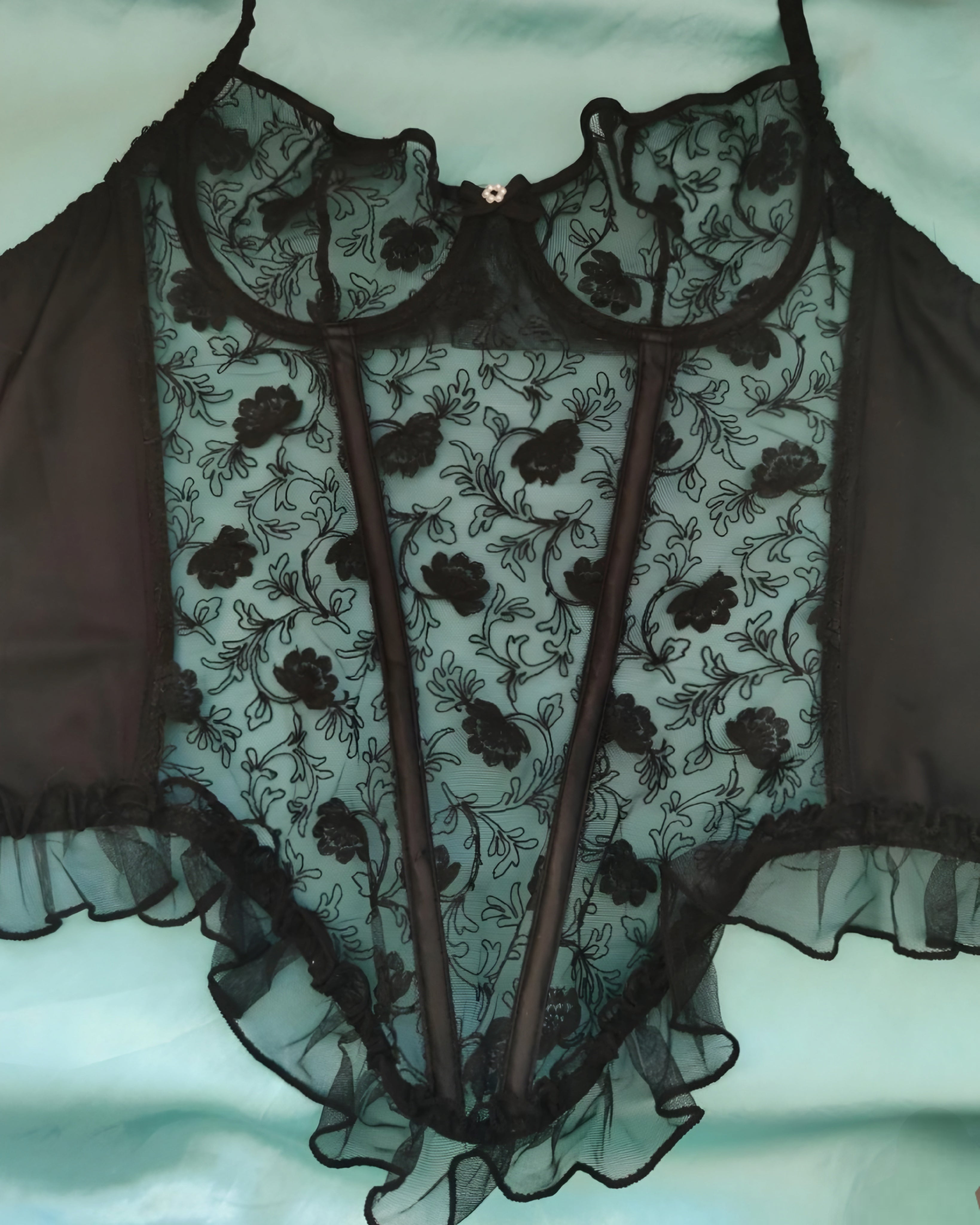 Flattering vintage black swan