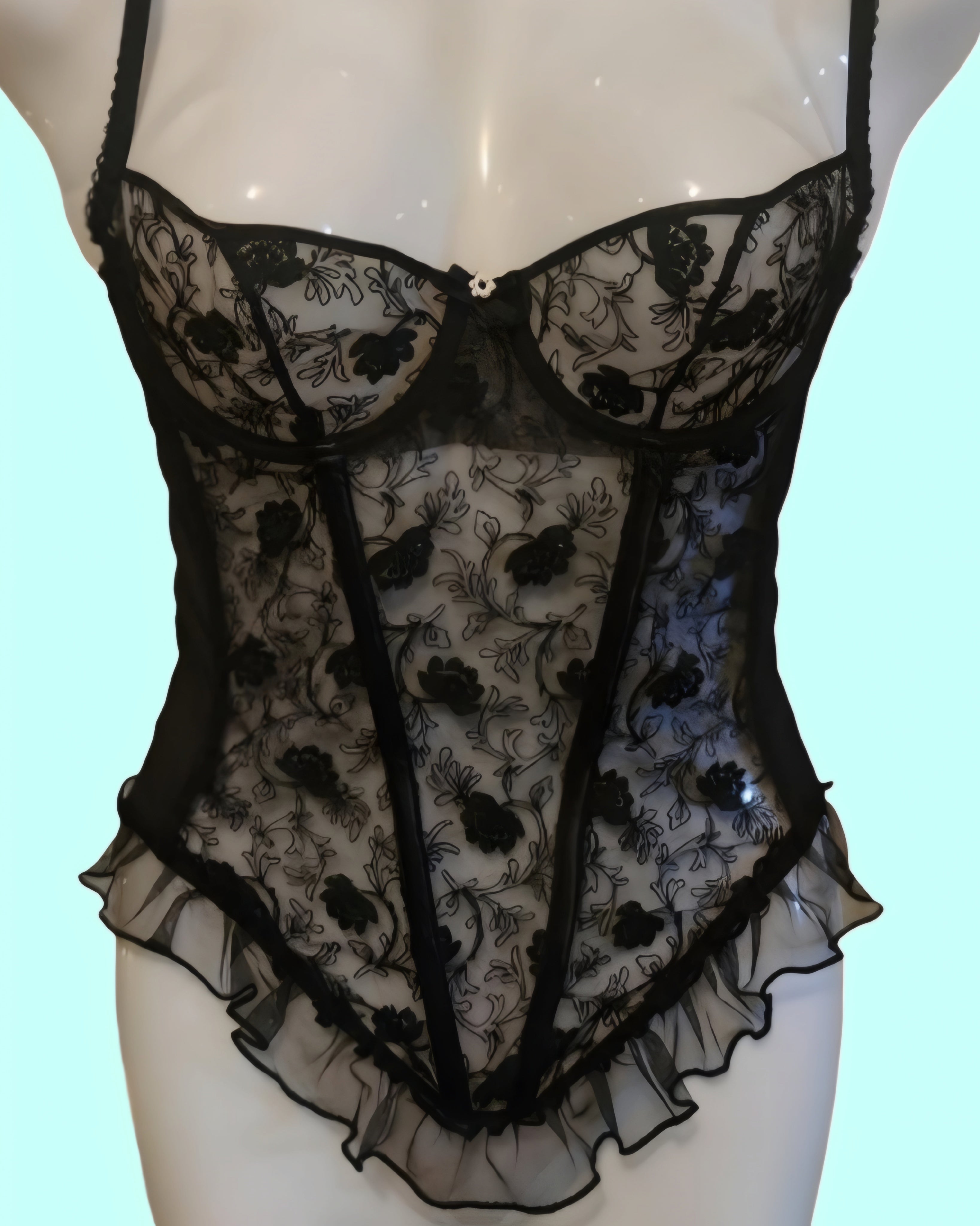 Flattering vintage black swan