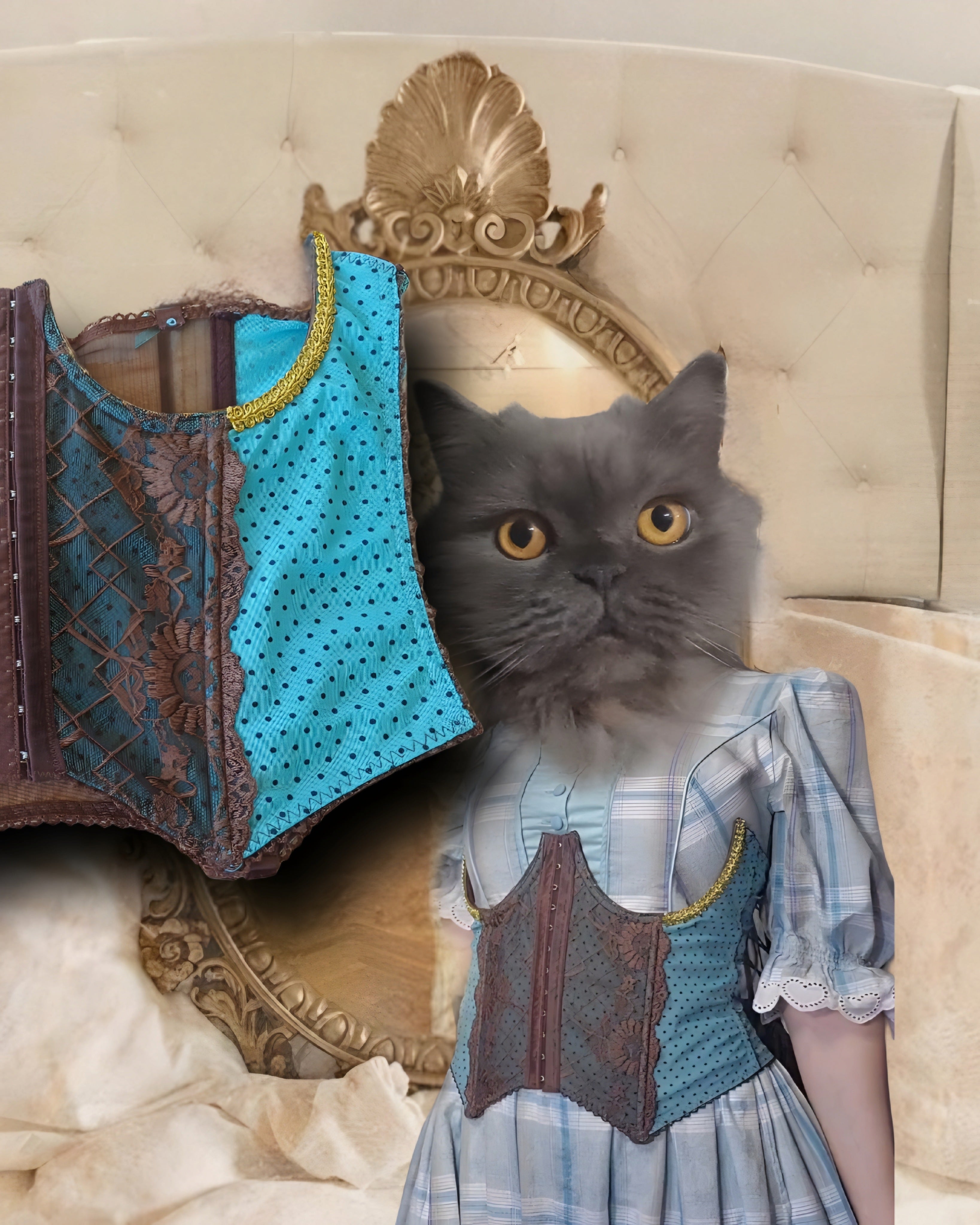 Turquoise Temptress Underbust